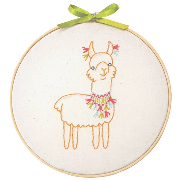 Llama Embroidery Kit - Picture 3 of 3